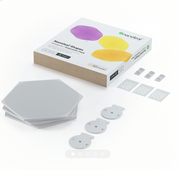 Nanoleaf Hexagon light panels - 3 panel  expansion pack - new in the box! - Picture 3 of 6